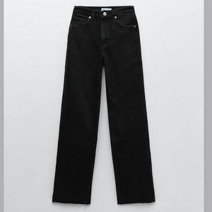 Zara Wide Leg Full Length Jeans